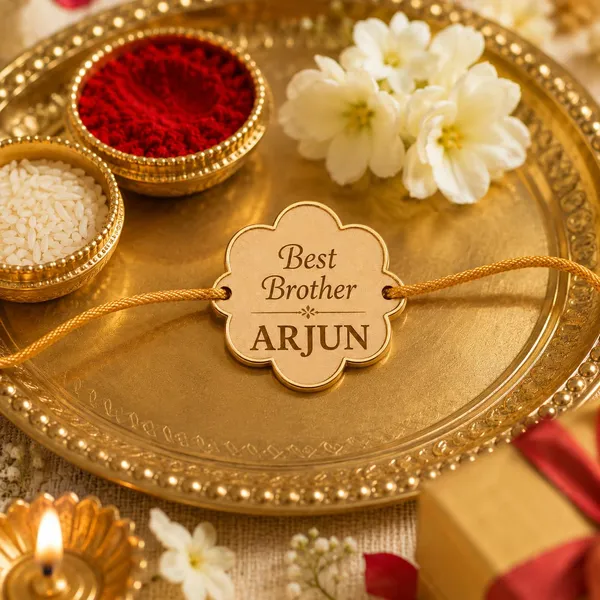 Product_Summary_Izels_Personalised_Raksha_Bandhan_Rakhi_For_Brother_Laser_Engraved_Mdf_Design_With_Custom_Text_Premium_Golden_Dori_Thread_Unique_Bhai_Gift_Sibling_Keepsake