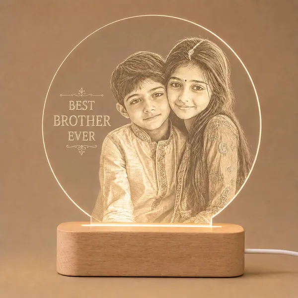 Product_Summary_Izels_Customised_Photo_Led_Lamp_Raksha_Bandhan_Rakhi_Gift_For_Bhai_Behen_Best_Brother_Or_Sister_With_Engraved_Acrylic_Pine_Wood_Base_Warm_White_Night_Light_20_5x17cm_Design_2