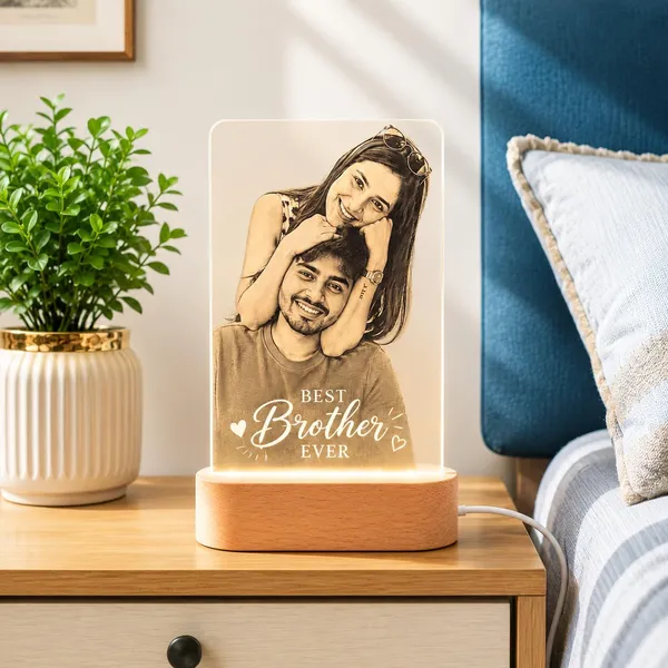 Customised_Photo_Led_Lamp_Raksha_Bandhan_Rakhi_Gift_For_Bhai_Behen_Best_Brother_Or_Sister_With_Engraved_Acrylic_Pine_Wood_Base_Warm_White_Night_Light_20_5x17cm_Design_1