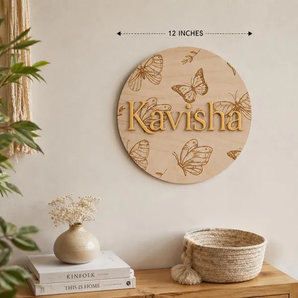 Personalised_Wooden_Plaque_For_Kids_Room_Custom_Baby_Keepsake_Wall_Table_Decor_With_Golden_Mirror_Acrylic_Name_Laminated_Mdf_Aesthetic_Nursery_Bedroom_Decoration_30_X_30_Cm_Butterfly