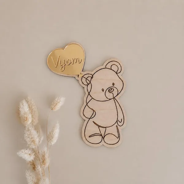 Personalised_Wooden_Plaque_For_Kids_Room_Custom_Baby_Keepsake_Wall_Table_Decor_With_Golden_Mirror_Acrylic_Name_Laminated_Mdf_Aesthetic_Nursery_Bedroom_Decoration_30_X_30_Cm_Teddy