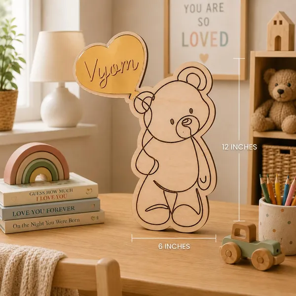 Personalised_Wooden_Plaque_For_Kids_Room_Custom_Baby_Keepsake_Wall_Table_Decor_With_Golden_Mirror_Acrylic_Name_Laminated_Mdf_Aesthetic_Nursery_Bedroom_Decoration_30_X_30_Cm_Teddy