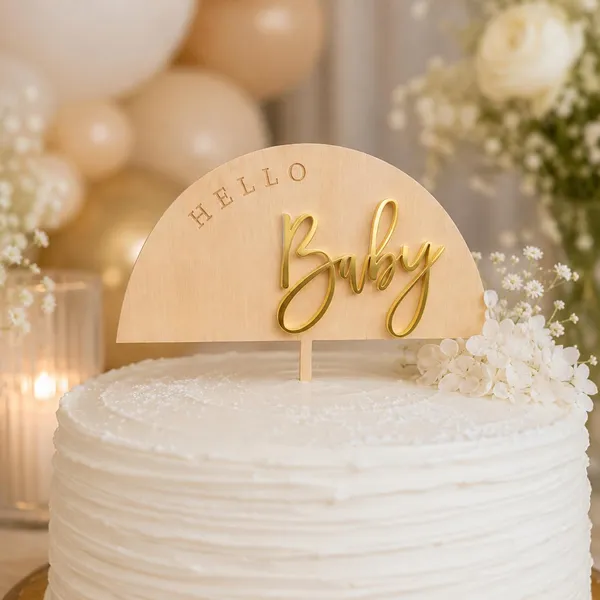 Baby_Shower_Cake_Topper_Mirror_Gold_Acrylic_Cake_Decoration_6x4_Inch_For_Godh_Bharai_Mom_To_Be_Maternity_Party_Welcome_Baby_Celebrations_Hello_Baby