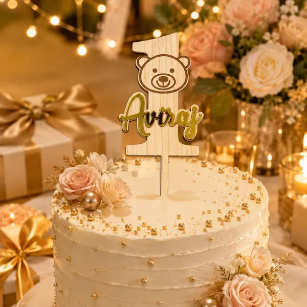 Personalised_Name_Age_Birthday_Cake_Topper_Custom_Bear_Number_Cake_Topper_Laminated_Mdf_Golden_Acrylic_Kids_Birthday_Cake_Decoration_6_X_4_Inch