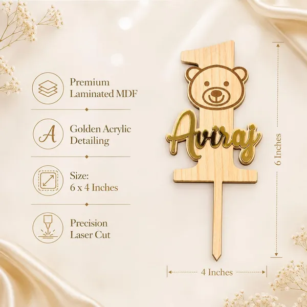 Personalised_Name_Age_Birthday_Cake_Topper_Custom_Bear_Number_Cake_Topper_Laminated_Mdf_Golden_Acrylic_Kids_Birthday_Cake_Decoration_6_X_4_Inch