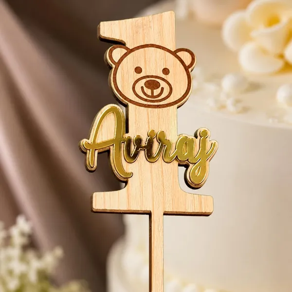 Personalised_Name_Age_Birthday_Cake_Topper_Custom_Bear_Number_Cake_Topper_Laminated_Mdf_Golden_Acrylic_Kids_Birthday_Cake_Decoration_6_X_4_Inch