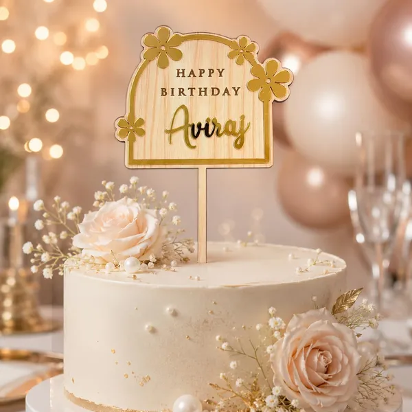 Personalised_Name_Birthday_Cake_Topper_Custom_Name_Cake_Topper_Premium_Laminated_Mdf_Golden_Acrylic_Floral_Cake_Decoration_Laser_Cut_Birthday_Topper_6_X_4_Inch