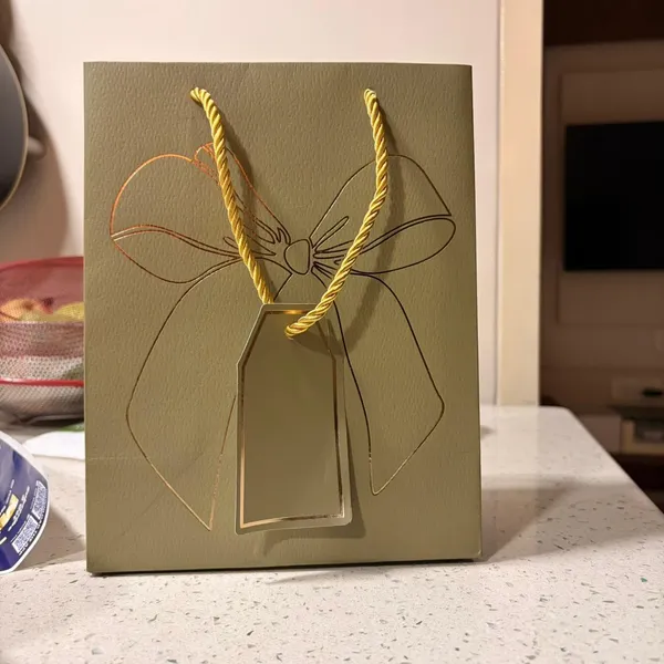 Izels_Metallic_Gift_Bag_With_Gold_Foiling_Bow_23x18x10_Cm_Pista_Green_10_Pieces