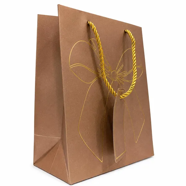 Izels_Glitter_Paper_Gift_Bag_With_Gold_Foiling_23x18x10_Cm_Beige_10_Pack
