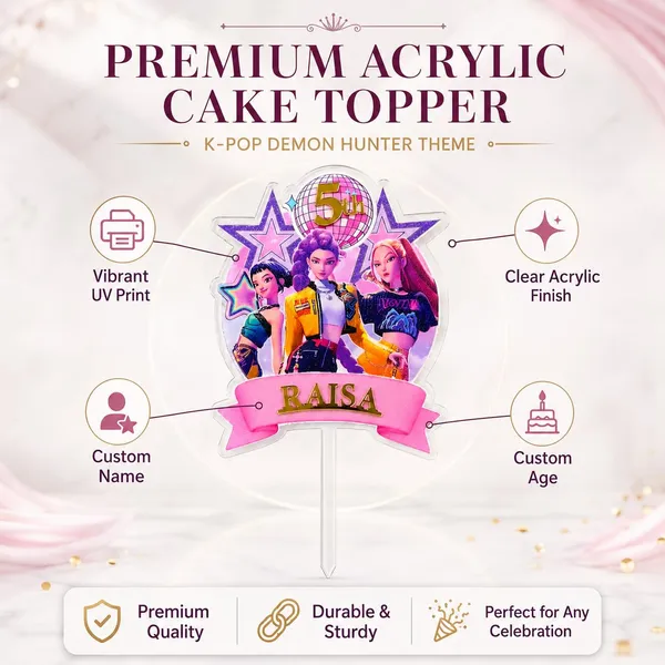 K_Pop_Inspired_Demon_Hunter_Personalised_Acrylic_Cake_Topper_Design2