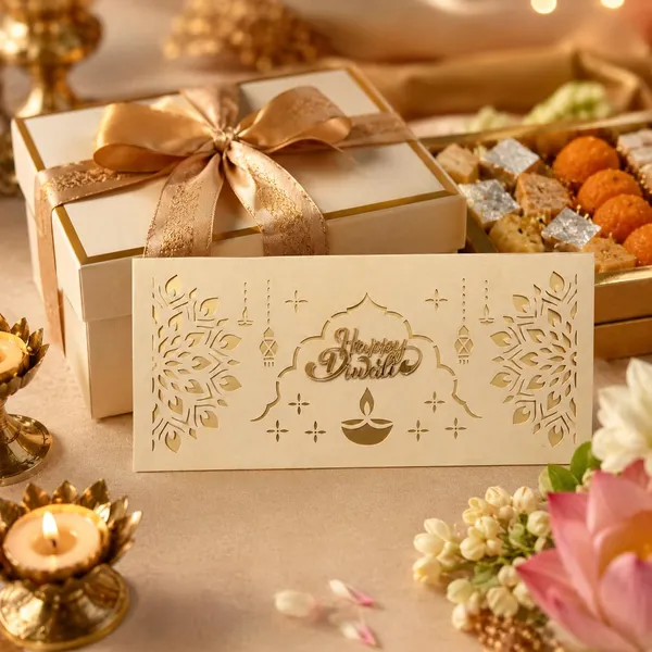 Diwali_Money_Envelope_Laser_Cut_8x3_Inches_Beige_5_Pieces
