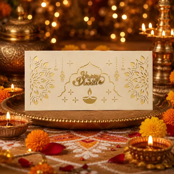 Diwali_Money_Envelope_Laser_Cut_8x3_Inches_Beige_5_Pieces