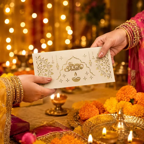 Diwali_Money_Envelope_Laser_Cut_8x3_Inches_Beige_5_Pieces
