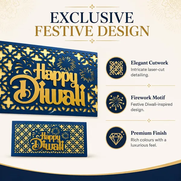 Diwali_Money_Envelope_Laser_Cut_8x3_Inches_Blue_5_Pieces