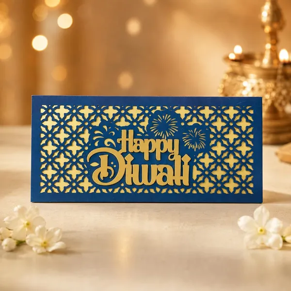 Diwali_Money_Envelope_Laser_Cut_8x3_Inches_Blue_5_Pieces