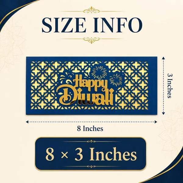 Diwali_Money_Envelope_Laser_Cut_8x3_Inches_Blue_10_Pieces