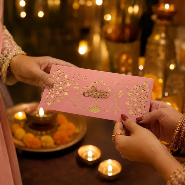 Diwali_Money_Envelope_Laser_Cut_8x3_Inches_Pink_5_Pieces