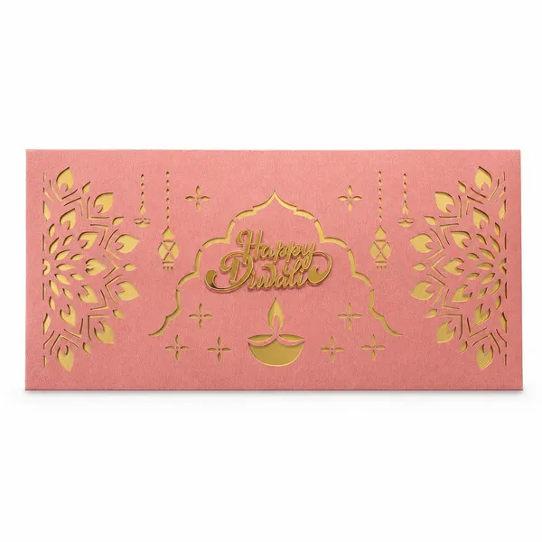 Diwali_Money_Envelope_Laser_Cut_8x3_Inches_Pink_5_Pieces