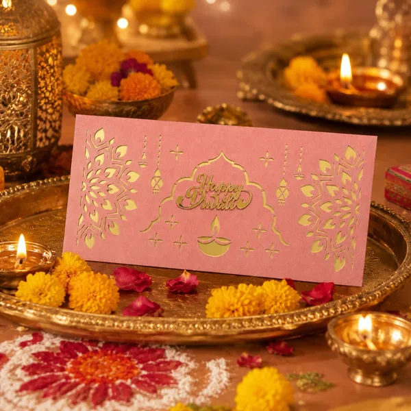 Diwali_Money_Envelope_Laser_Cut_8x3_Inches_Pink_5_Pieces