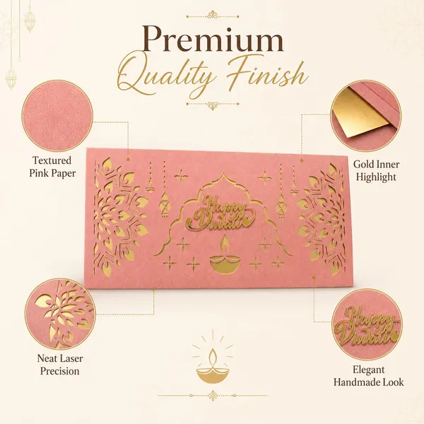 Diwali_Money_Envelope_Laser_Cut_8x3_Inches_Pink_10_Pieces