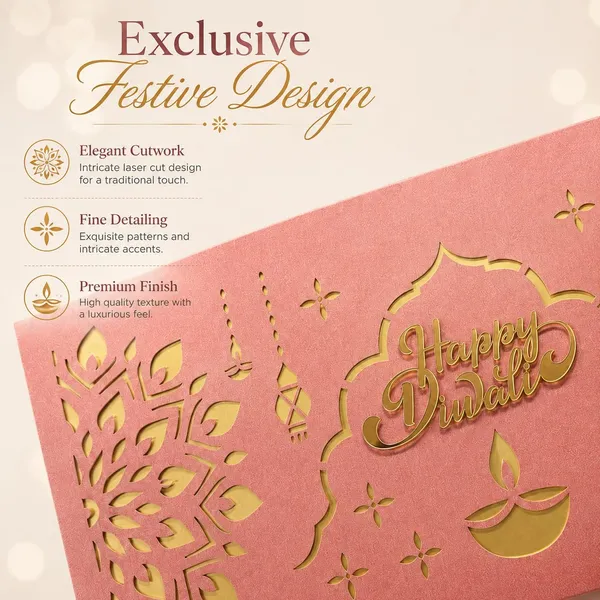 Diwali_Money_Envelope_Laser_Cut_8x3_Inches_Pink_10_Pieces