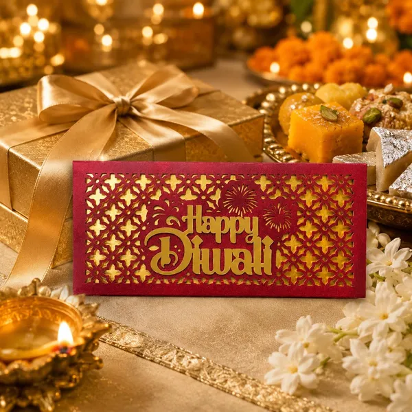 Diwali_Money_Envelope_Laser_Cut_8x3_Inches_Red_5_Pieces