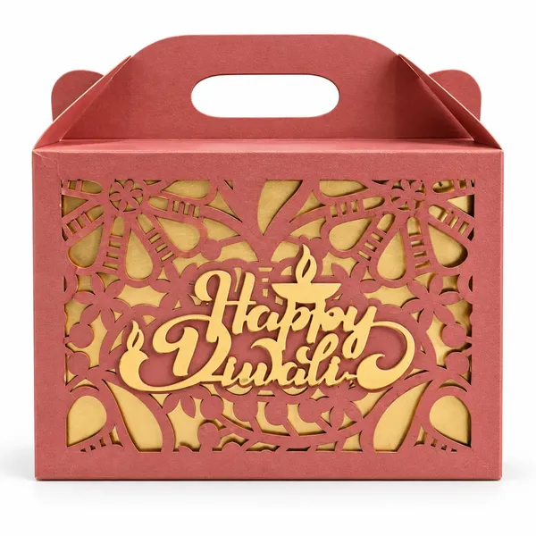 Izels_Diwali_Gift_Box_Pack_Of_10_Design3_Pink_20x12x6_Cm_Paper_Return_Gift_Bags_With_Handle_For_Mithai_Dry_Fruits_Chocolates_Festive_Diwali_Hamper_Packaging_Box_For_Gifting
