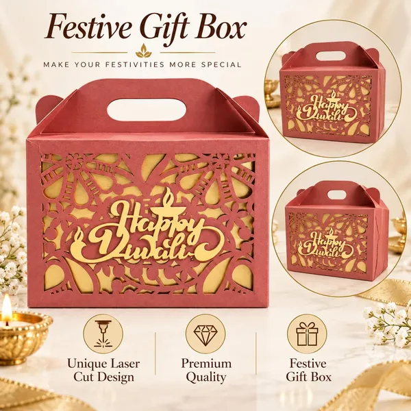 Izels_Diwali_Gift_Box_Pack_Of_10_Design3_Pink_20x12x6_Cm_Paper_Return_Gift_Bags_With_Handle_For_Mithai_Dry_Fruits_Chocolates_Festive_Diwali_Hamper_Packaging_Box_For_Gifting