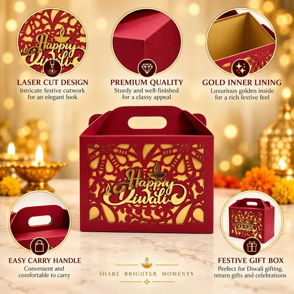 Izels_Diwali_Gift_Box_Pack_Of_10_Design3_Maroon_20x12x6_Cm_Paper_Return_Gift_Bags_With_Handle_For_Mithai_Dry_Fruits_Chocolates_Festive_Diwali_Hamper_Packaging_Box_For_Gifting