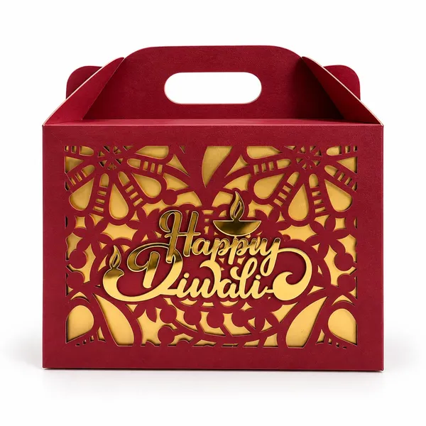 Izels_Diwali_Gift_Box_Pack_Of_10_Design3_Maroon_20x12x6_Cm_Paper_Return_Gift_Bags_With_Handle_For_Mithai_Dry_Fruits_Chocolates_Festive_Diwali_Hamper_Packaging_Box_For_Gifting