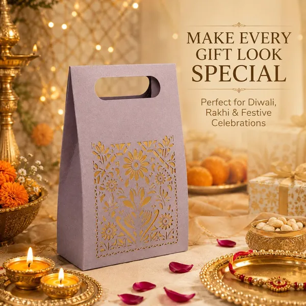 Izels_Laser_Cut_Paper_Gift_Box_With_Handle_20x15x6_Cm_Design1_Lavender_10