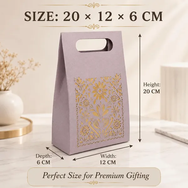 Izels_Laser_Cut_Paper_Gift_Box_With_Handle_20x15x6_Cm_Design1_Lavender_10