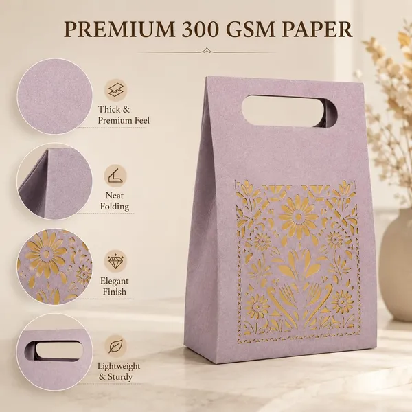 Izels_Laser_Cut_Paper_Gift_Box_With_Handle_20x15x6_Cm_Design1_Lavender_10