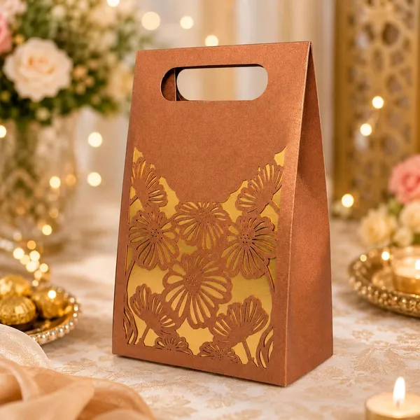 Izels_Laser_Cut_Paper_Gift_Box_With_Handle_20x15x6_Cm_Design2_Copper_10