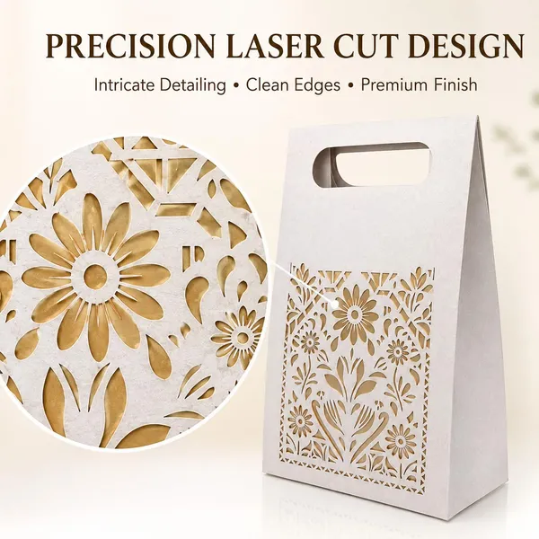 Izels_Laser_Cut_Paper_Gift_Box_With_Handle_20x15x6_Cm_Design1_Ivory_10