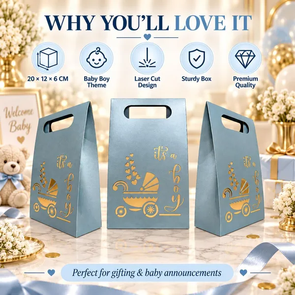 Izels_It_S_A_Boy_Baby_Announcement_Gift_Box_Pack_Of_25