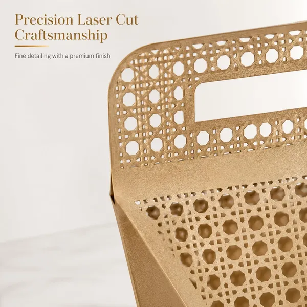 Izels_Laser_Cut_Paper_Gift_Box_With_Golden_Rattan_Handle_20x15x6_Cm_10pc