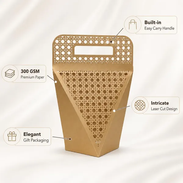 Izels_Laser_Cut_Paper_Gift_Box_With_Golden_Rattan_Handle_20x15x6_Cm_10pc