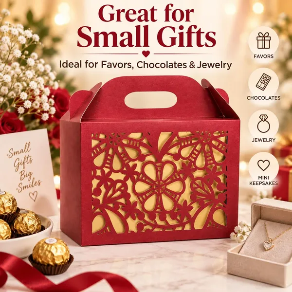 Izels_Laser_Cut_Paper_Gift_Box_With_Handle_20x15x6_Cm_Design6_Maroon_10
