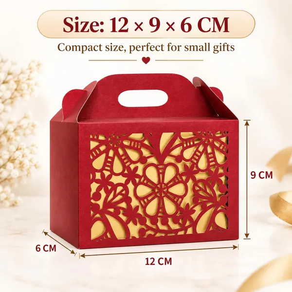 Izels_Laser_Cut_Paper_Gift_Box_With_Handle_20x15x6_Cm_Design6_Maroon_10