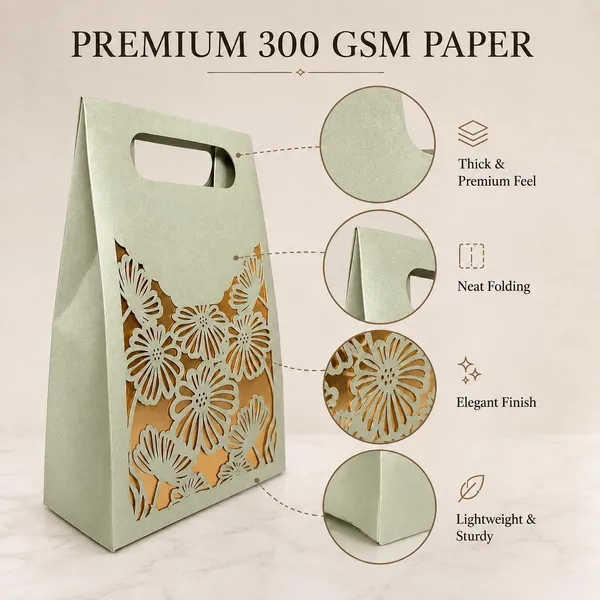 Izels_Laser_Cut_Paper_Gift_Box_With_Handle_20x15x6_Cm_Design2_Green_10