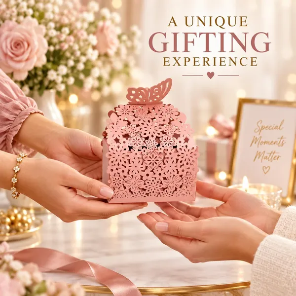 Izels_Laser_Cut_Paper_Gift_Box_With_Butterfly_Handle_20x15x6_Cm_Pink_10