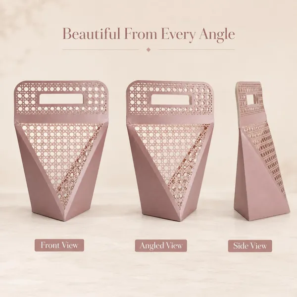 Izels_Laser_Cut_Paper_Gift_Box_With_Pink_Rattan_Handle_20x15x6_Cm_10pc