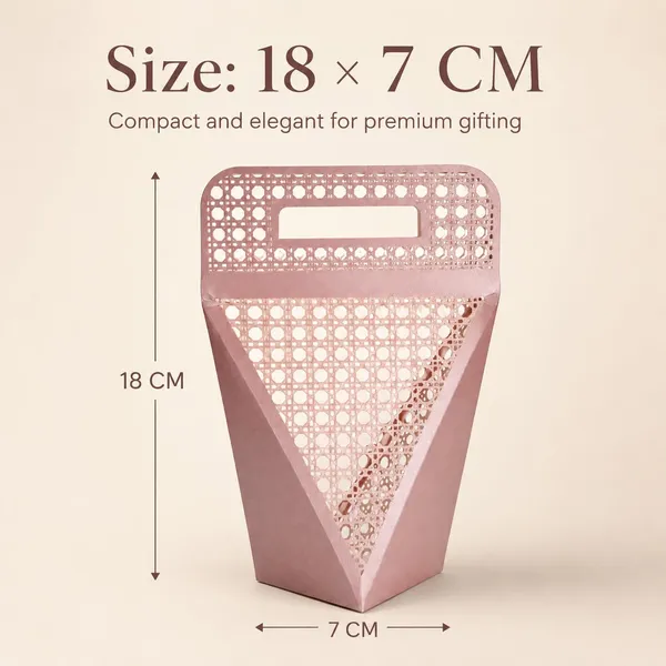 Izels_Laser_Cut_Paper_Gift_Box_With_Pink_Rattan_Handle_20x15x6_Cm_10pc