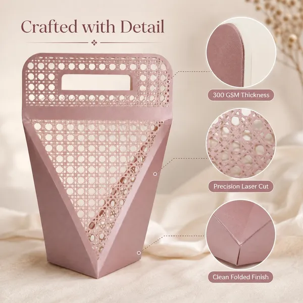 Izels_Laser_Cut_Paper_Gift_Box_With_Pink_Rattan_Handle_20x15x6_Cm_10pc