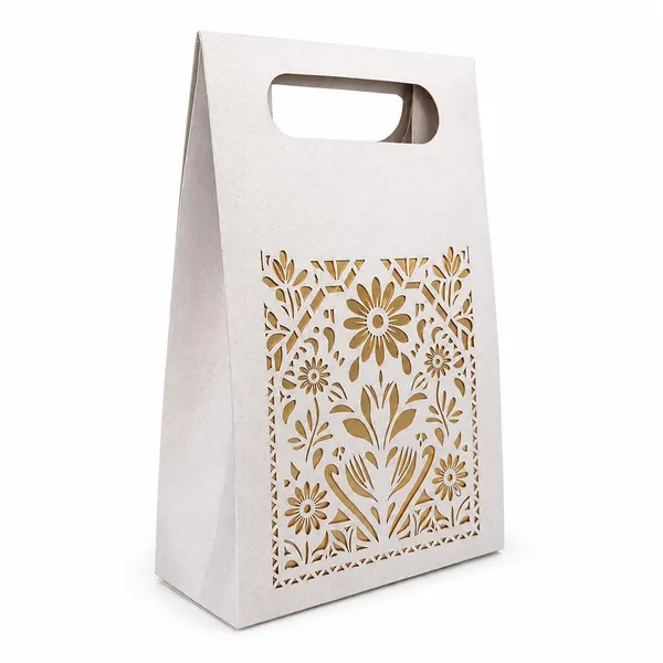 Izels_Laser_Cut_Paper_Gift_Box_With_Handle_20x15x6_Cm_Design1_Ivory_10