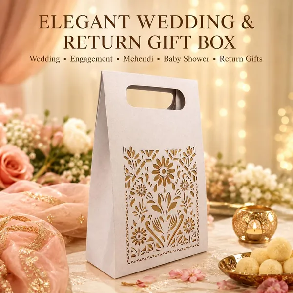 Izels_Laser_Cut_Paper_Gift_Box_With_Handle_20x15x6_Cm_Design1_Ivory_10