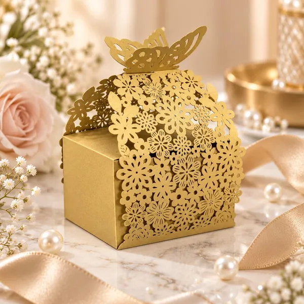 Izels_Laser_Cut_Paper_Gift_Box_With_Butterfly_Handle_20x15x6_Cm_Green_10
