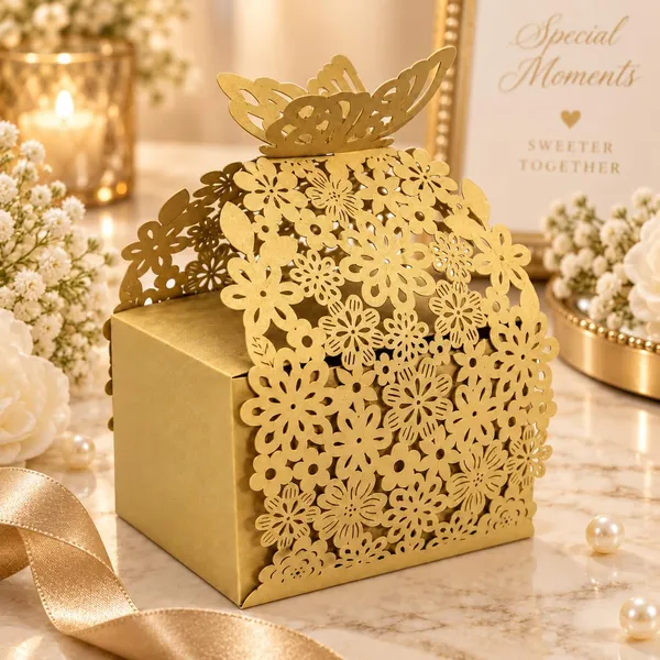 Izels_Laser_Cut_Paper_Gift_Box_With_Butterfly_Handle_20x15x6_Cm_Green_10