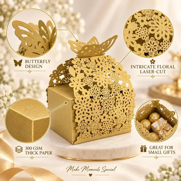 Izels_Laser_Cut_Paper_Gift_Box_With_Butterfly_Handle_20x15x6_Cm_Green_10